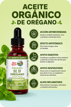 GOTAS DE ACEITE DE ORÉGANO ORGÁNICO